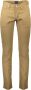 Gant Beige Herenbroek 5 Zakken Rits Knoop Beige Heren - Thumbnail 3
