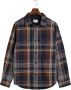 Gant Zware Twill Geruite Overhemdjasje Blue Heren - Thumbnail 2
