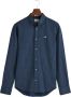 Gant Regular Fit Overhemd met Micro-Print Blue Heren - Thumbnail 1