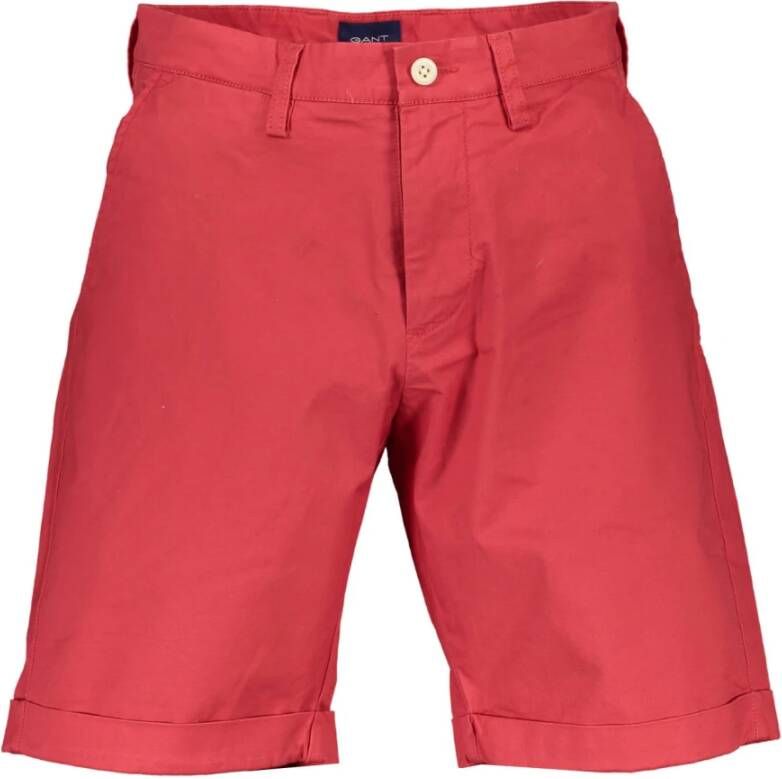 Gant Casual Shorts Rood Heren
