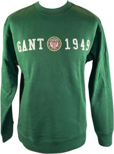 Gant Crest Sweater Groen Heren