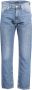 Gant Blauwe Katoenen Jeans Pant Vervaagd Effect Logo Blue Heren - Thumbnail 1