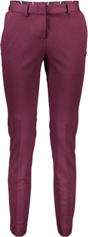 Gant Violet Broek 4-Zakken Logo Purple