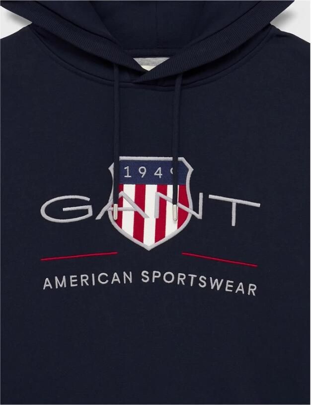 Gant Hoodie REG ARCHIVE SHIELD HOODIE met modieuze logo-borduursel op de borst