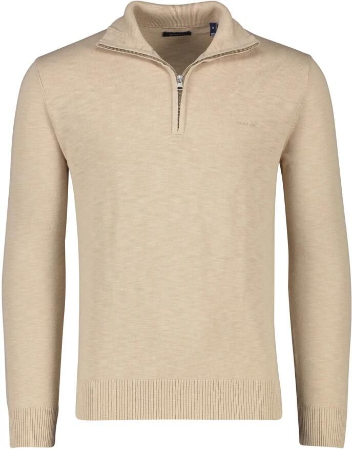 Gant trui met rits Beige Heren - Foto 2