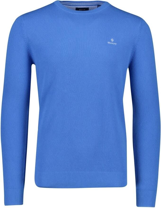 GANT gemêleerde pullover day blue - Foto 2