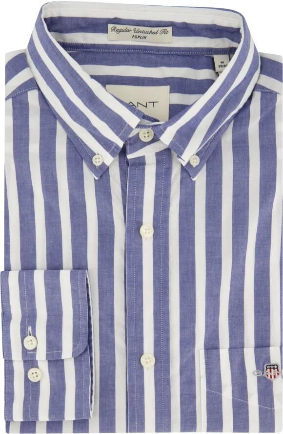 Gant Overhemd met lange mouwen REG WIDE POPLIN STRIPE SHIRT