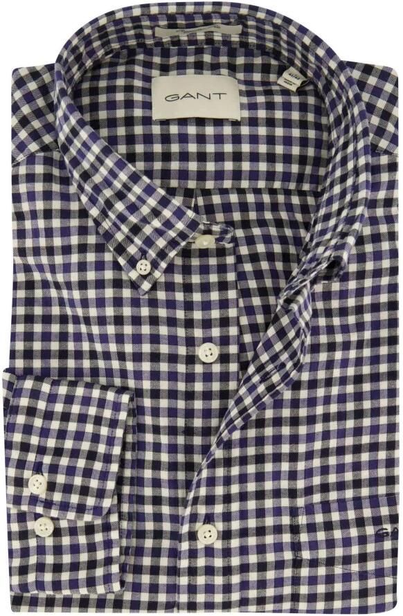 Gant Casual Blauw Overhemd Blue Heren - Foto 2
