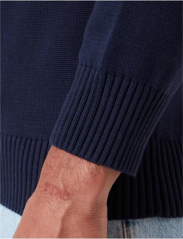 Gant Schipperstrui CASUAL COTTON HALFZIP met geborduurd grafisch logo op de borst - Foto 2