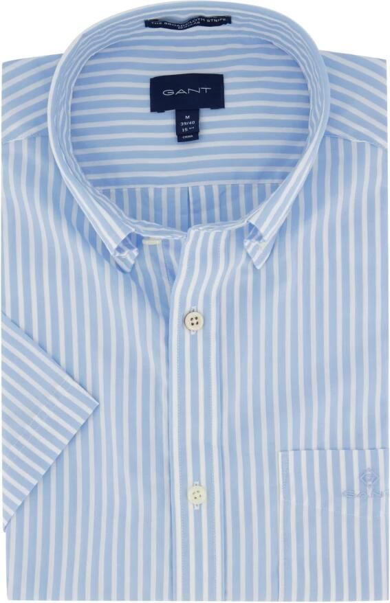 Gant Vrijetijdsoverhemd met korte mouwen model 'Broadcloth'