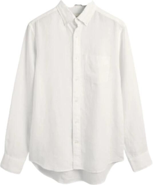 Gant Casual Wit Overhemd met Lange Mouwen White Heren - Foto 2