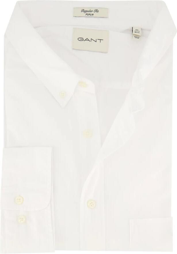 Gant Overhemd met lange mouwen Regular fit poplin overhemd licht slijtvast easy care - Foto 8