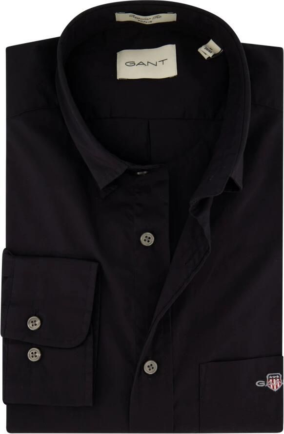 Gant Overhemd met lange mouwen Regular fit poplin overhemd licht slijtvast easy care - Foto 3