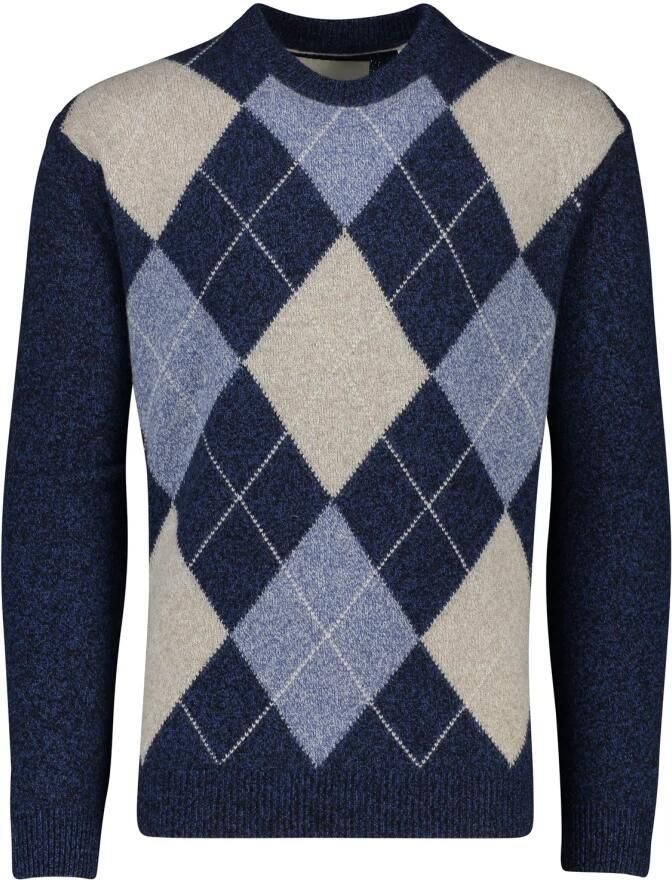 Gant Gebreide pullover met ronde hals model 'ARGYLE'