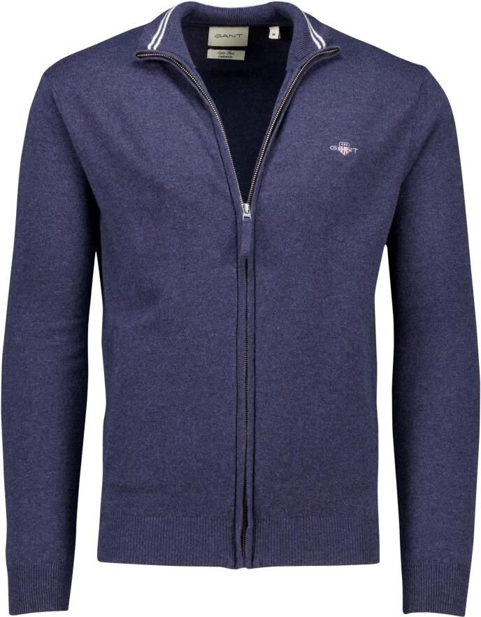 Gant Gebreid jack met ritssluiting