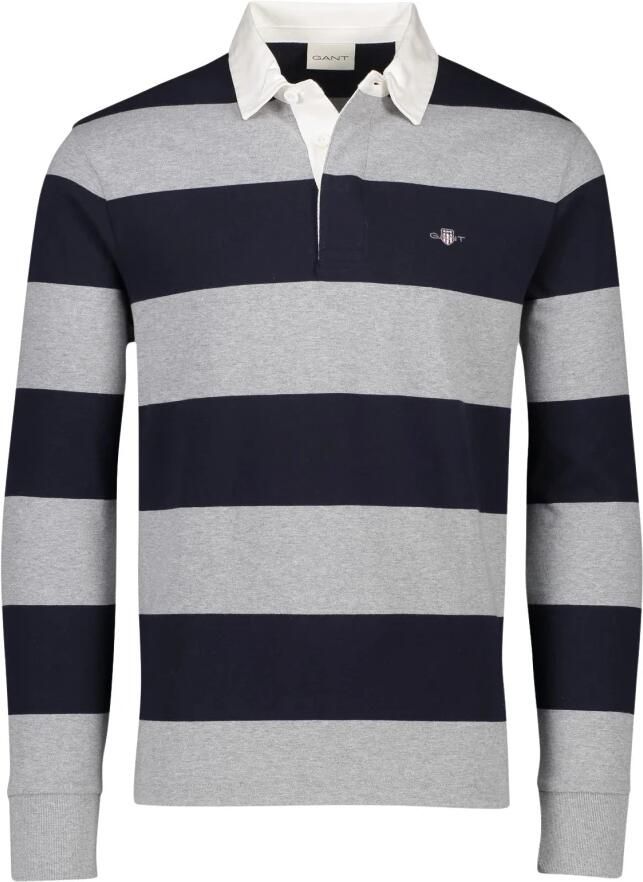 Gant Original Barstripe Heavy Rugger Longsleeve Polo Heren
