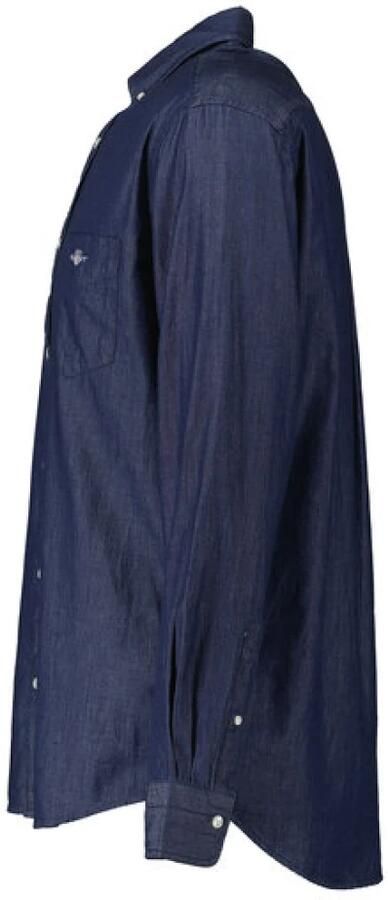 Gant Overhemd met lange mouwen Regular Fit Denim Overhemd Jeanshemd onderhoudsvriendelijk - Foto 15