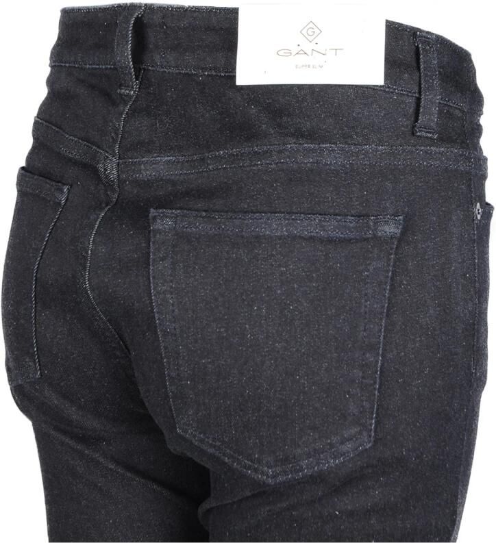 Gant Jeansy; spoel super slank; Blauw Dames - Foto 4
