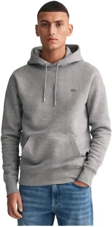 Gant Hoodie REG SHIELD HOODIE met logoborduursel op borsthoogte - Foto 11