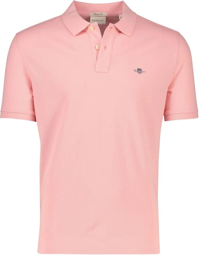 Gant Regular fit poloshirt met labelstitching model 'SHIELD' - Foto 3