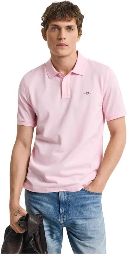 Gant Polo Shirt Korte Mouw Normaal Shield piqué poloshirt - Foto 7