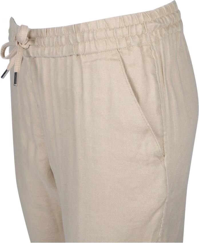 Gant Stijlvolle Linnen Sweatpants voor een Comfortabele Zomer Beige Dames - Foto 2