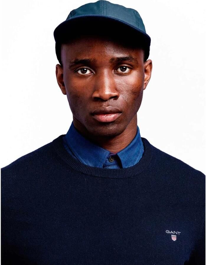 Gant Donkerblauwe Wollen Trui Blue Heren - Foto 2