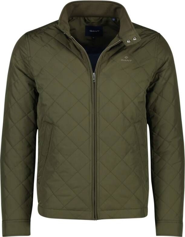 Gant Gewatteerde jas QUILTED WINDCHEATER met een stijlvol logoborduursel