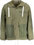 Gant Groene Katoenen Sportjas met Capuchon Green Heren - Thumbnail 1