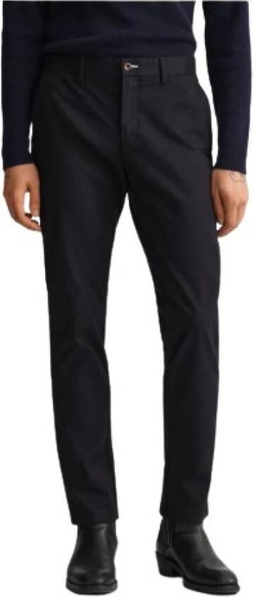 Gant Hallden Tech Prep Chinos Black Zwart Heren