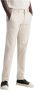 Gant Beige Herenbroek 4 Zakken Knoop Rits Logo Beige Heren - Thumbnail 2