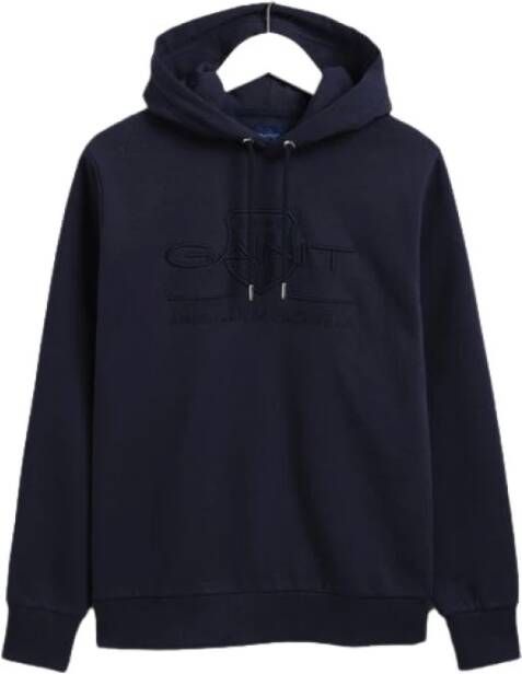 Gant Hoodie Blauw Heren