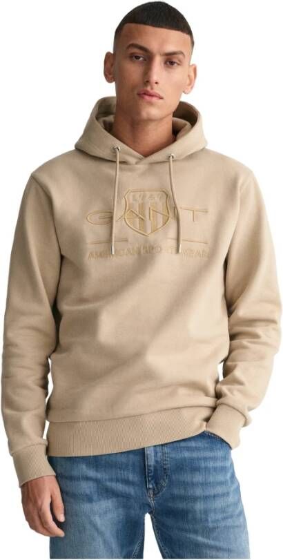 Gant Hoodies Beige Heren