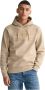 Gant Tonal Shield Hoodie Beige Heren - Thumbnail 1