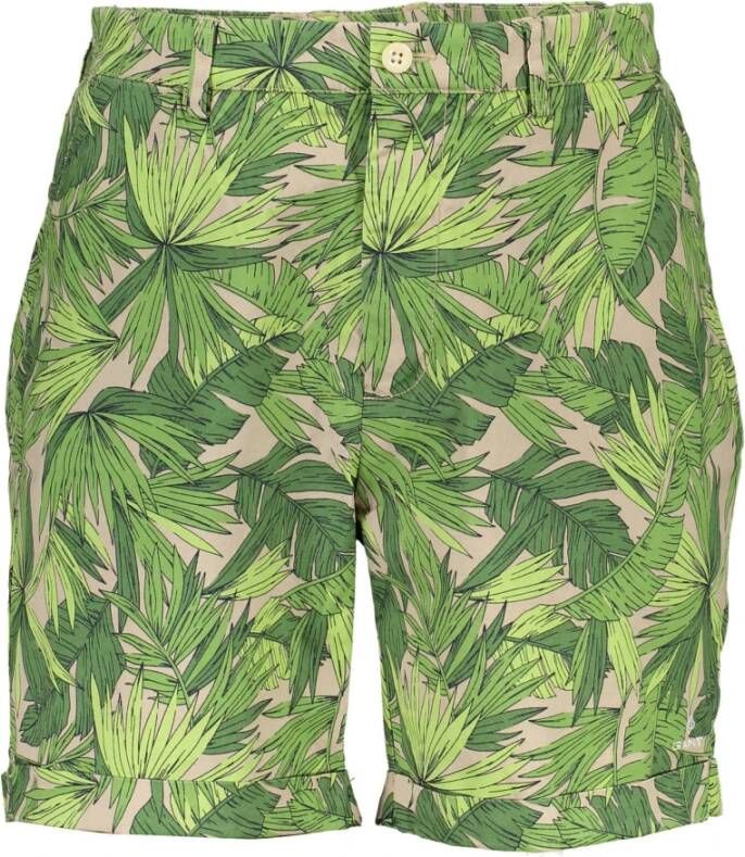 Gant Heren Beige Bermuda Shorts met 5 Zakken Multicolor Heren