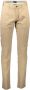 Gant Klassieke Slim Fit Beige Katoenen Broek Beige Heren - Thumbnail 1
