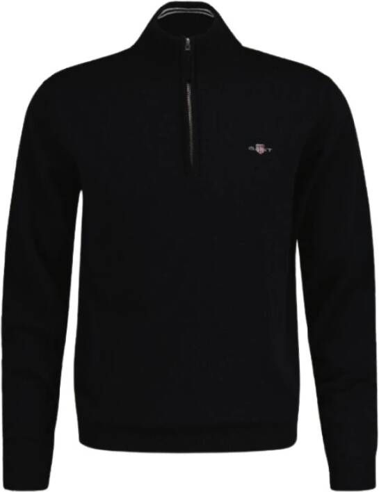 Gant Gebreide trui van wol met ronde hals