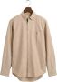 Gant Lange mouw overhemd Beige Heren - Thumbnail 3