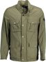 Gant Groene Trenchcoat met Verborgen Capuchon Green Heren - Thumbnail 1