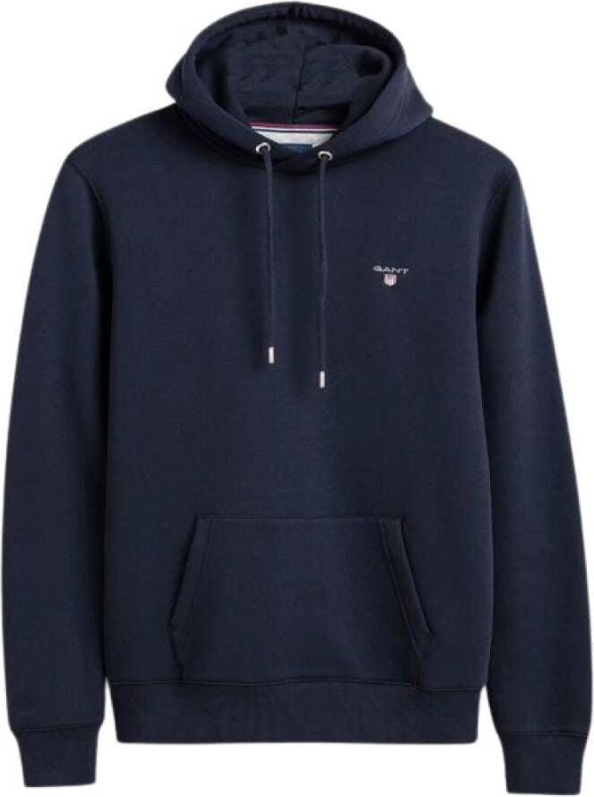 Gant Originele zweet hoodie Blauw Heren