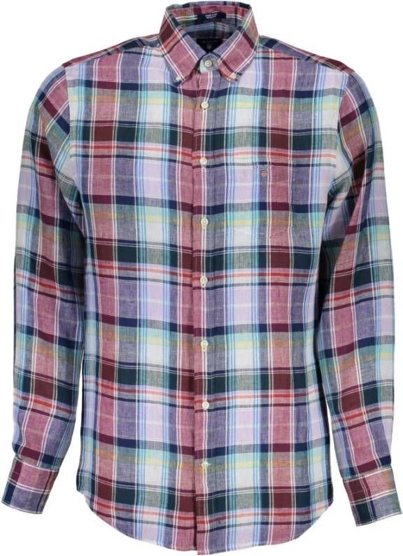 Gant Overhemd Blauw Heren