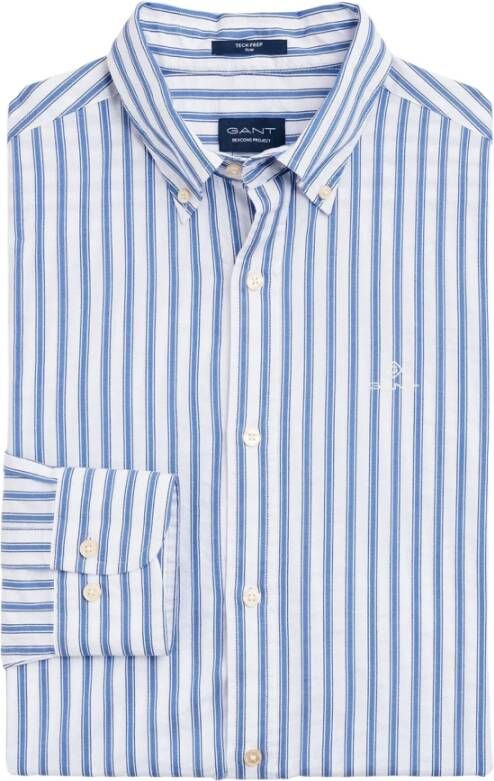 Gant Overhemd Blauw Heren
