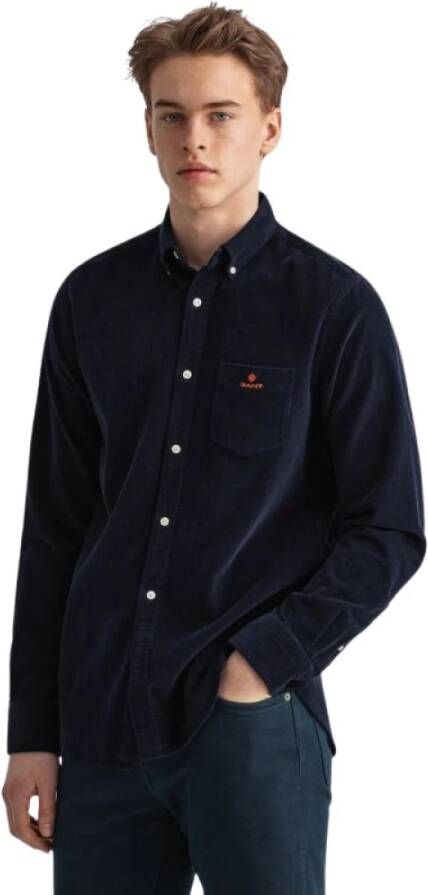 Gant Overhemd Blauw Heren