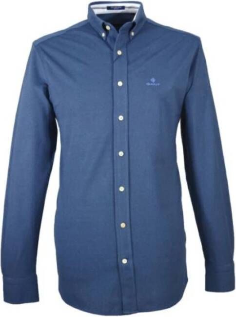 Gant Overhemd Blauw Heren