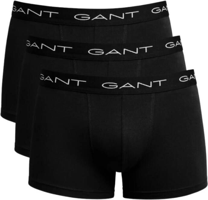 Gant Pack Trunk Boxershorts voor heren Black Heren