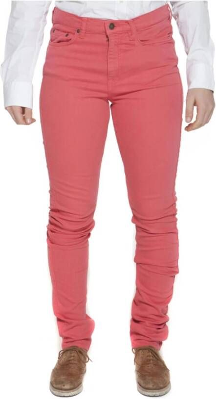 Gant Pink Cotton Jeans & Pant Roze Dames