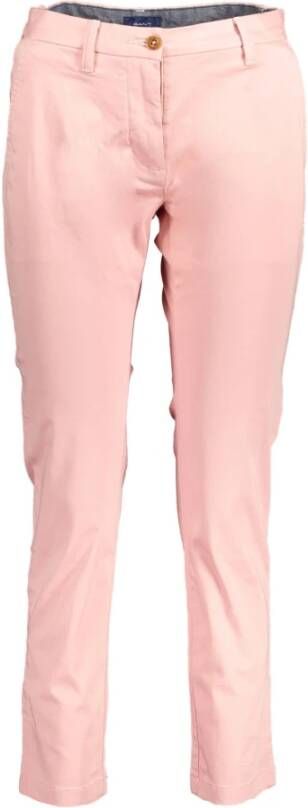 Gant Roze Slim-Fit Jeans Pink Dames