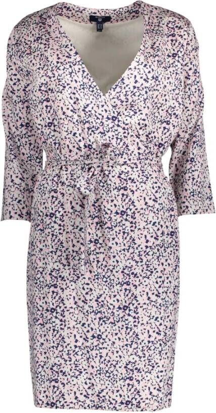 Gant Stijlvolle Wikkeljurk met Taille Riem Multicolor Dames
