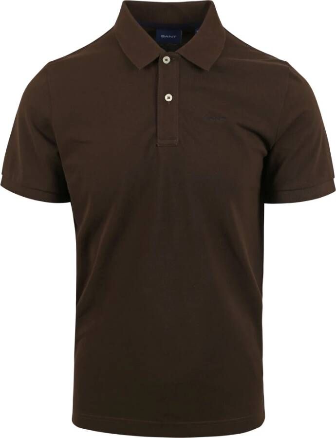 Gant Poloshirt met zijsplitten model 'Pique'