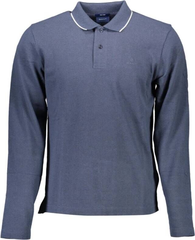 Gant Polo Shirt Blauw Heren